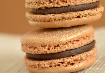 Delicious Chocolate Macaron Cookies