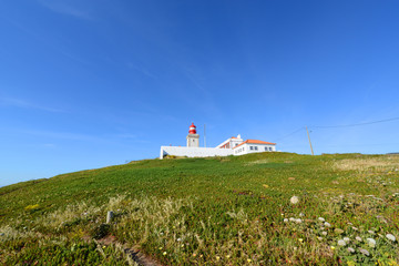 Fototapeta na wymiar Cabo da Roca Lighthouse, Sintra, Portugal