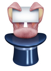 Magic Hat Bunny Sign