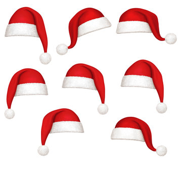 Weihnachtsm&uuml;tzen mit Bommel