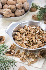 Fresh portion of Walnuts