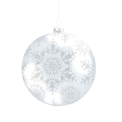 Silver Christmas Ball