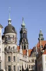 Schloss und Kathedrale in Dresden