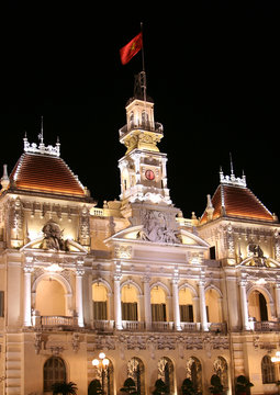 People's Committee Building in  Ho Chi Minh City, Vietnam