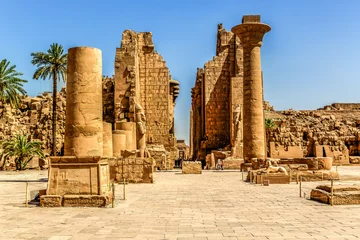 Abwaschbare Fototapete Ägypten Tempelanlage von Karnak in Luxor Ägypten