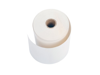 White paper roll