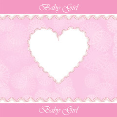 elegant baby card