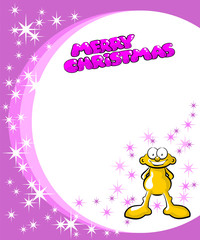 Obraz premium Merry Christmas card