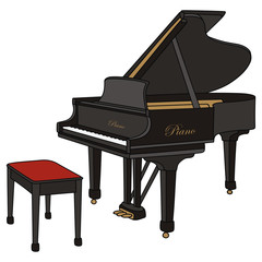 Fototapeta premium piano