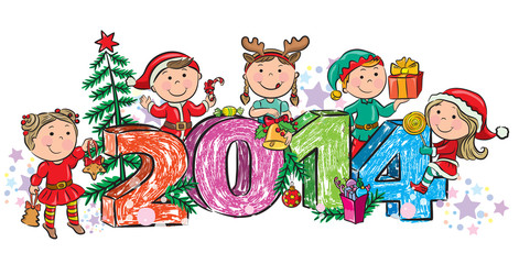 New Year's children 2014
