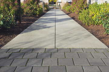 Commercial Outdoor Sidewalk Landscaping - 58542026