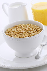 Delicious and healthy honey nuts cereal