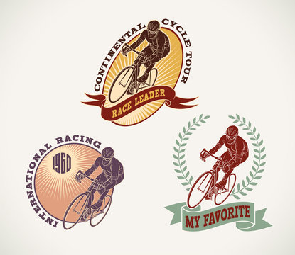 Bicycle race labels