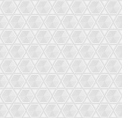 Silver Grey Seamless Geometric Background Pattern
