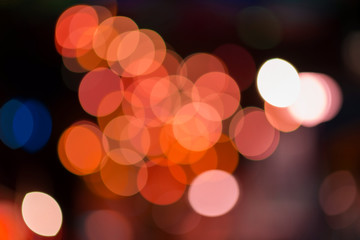 Abstract circular bokeh background