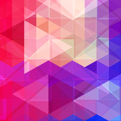 Abstract neon colorful triangle pattern background.