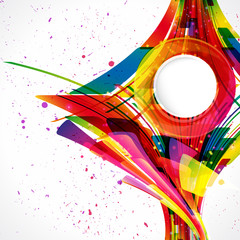Multicolor abstract bright background. Elements for design.