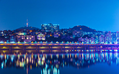 Seoul city in South of Korea