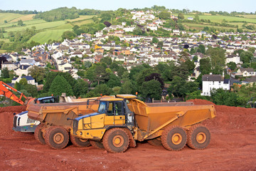 Obraz premium Dump Trucks