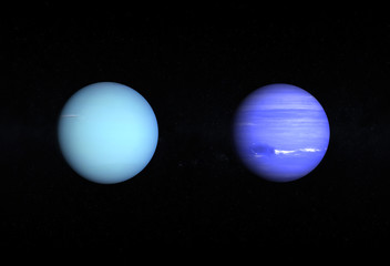 Planets Uranus and Neptune