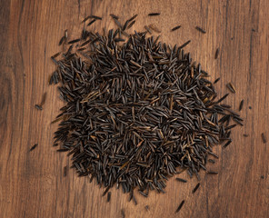 raw wild rice