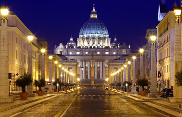 Fototapeta premium St. Peter, Via della Conciliazione, Rome