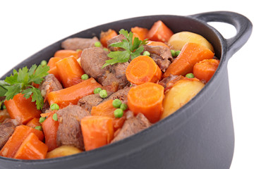 casserole with vegetable and meat