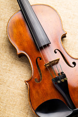 Violin close up