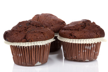 muffin isolated on a white background