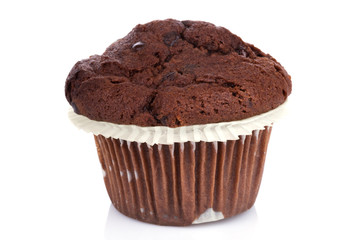 muffin isolated on a white background