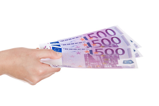 1500 Euro überreichen