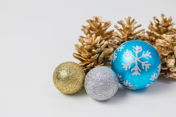 plain christmas decoration background
