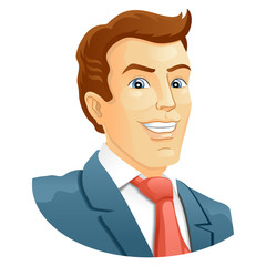 Smiling businessman