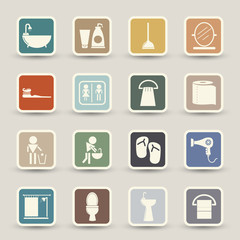 Bathroom icons 