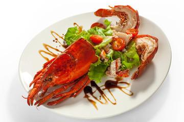 cooked lobster