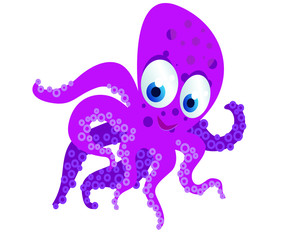 cute octopus cartoon