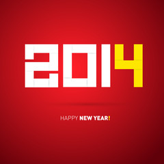 Obraz premium Vector Happy New Year Background