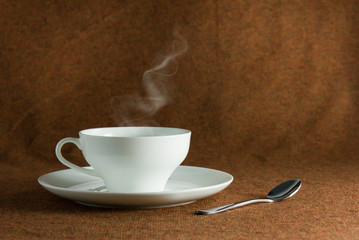 coffee cup and spoon