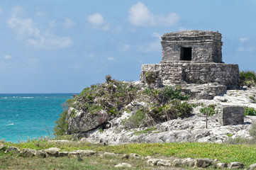 Tulum Ruins by the Caribbean Sea