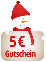 5 Euro Gutschein