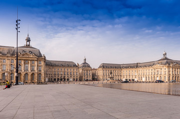 Fototapeta na wymiar Place de la Bourse w Bordeaux