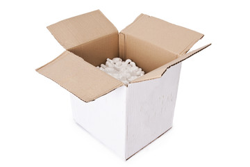 cardboard box isolated