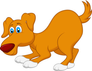 Dog cartoon character