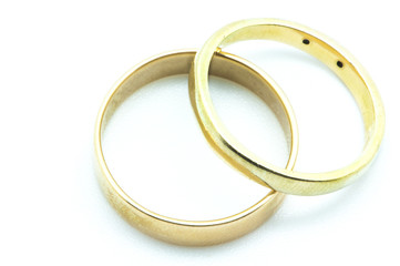 gold rings with diamonds
