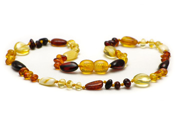 Baltic amber stylish necklace
