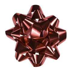 Red bow (Clipping path included)