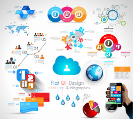Mega Collection of quality Infographics objects