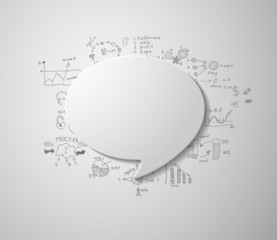Grey speech bubble