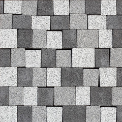 Small granite cobblestones texture background
