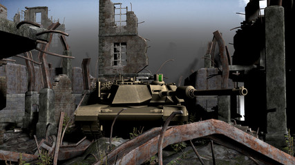 Fototapeta na wymiar Tank II